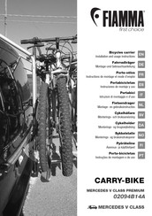 Fiamma CARRY-BIKE 02094B14A Instructions De Montage Et Mode D'emploi