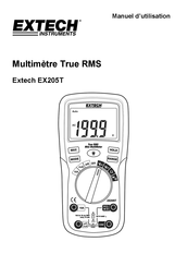 Extech Instruments EX205T Installation Et Manuel D'utilisation