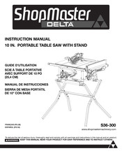 ShopMaster DELTA S36-300 Guide D'utilisation