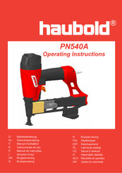 haubold PN540A Manuel D'utilisation