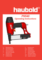 haubold PN540 Manuel D'utilisation