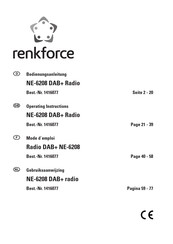 Renkforce NE-6208 Mode D'emploi