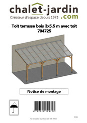 Chalet-Jardin 704725 Notice De Montage