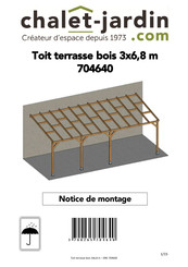 Chalet-Jardin 704640 Notice De Montage