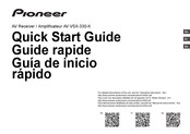Pioneer VSX-330-K Guide Rapide