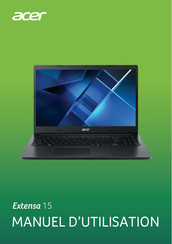 Acer Extensa 15 Manuel D'utilisation
