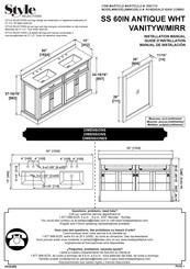 Style selections ROSENDALE 60AW COMBO Guide D'installation