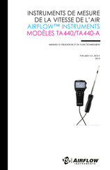 Airflow Instruments TA440 Manuel D'utilisation Et De Fonctionnement