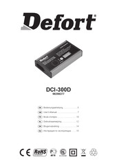 Defort DCI-300D Mode D'emploi