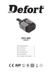 Defort DCI-305 Mode D'emploi