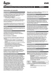 Enersys Fiamm Motive Power Premium ES Notice D'utilisation