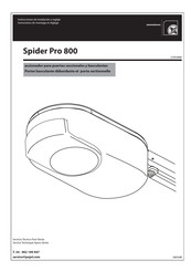 Pujol Spider Pro 800 Instructions De Montage