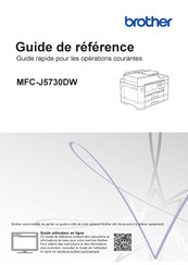 Brother MFC-J5730DW Guide De Référence