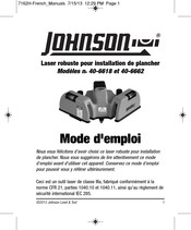 Johnson 40-6618 Mode D'emploi