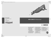 Bosch GSA 1100 E Professional Notice Originale