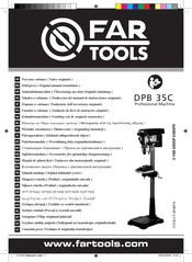 Far Tools DPB 35C Notice Originale