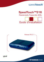 THOMSON Speedtouch 516 Guide D'installation