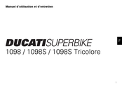 Ducati Superbike 1098 S Manuel D'utilisation Et D'entretien
