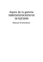 Acer Aspire 5650 Série Manuel D'utilisation