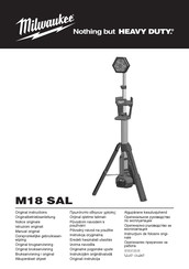 Milwaukee M18 SAL Notice Originale