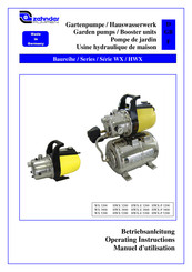 Zehnder Pumpen HWX-E 3800 Manuel D'utilisation