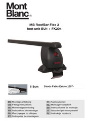 Mont Blanc Flex 3foot unit BU1 + FK204 Mode D'emploi