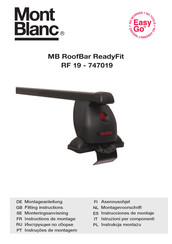 Mont Blanc ReadyFit RF 19 Instructions De Montage