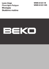 Beko WMB 81231 MS Mode D'emploi