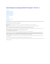 Dell PowerVault 124T LTO4-120 Guide D'utilisation