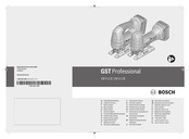 Bosch GST 18 V-LI Notice Originale