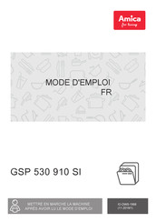 Amica GSP 530 910 SI Mode D'emploi