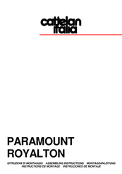 Cattelan Italia PARAMOUNT Instructions De Montage