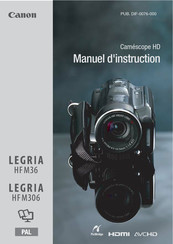 Canon LEGRIA HF M306 Manuel D'instruction