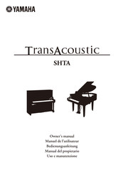 Yamaha TransAcoustic SHTA Manuel De L'utilisateur