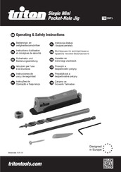 Triton TW SMPJ Instructions D'utilisation Et Consignes De Sécurité