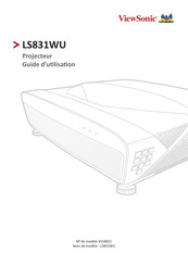 Viewsonic LS831WU Guide D'utilisation