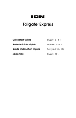 ION Tailgater Express Guide D'utilisation Rapide