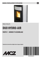 MCZ DUO HYDRO-AIR Manuel D'installation Et D'utilisation