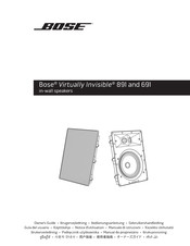 Bose Virtually Invisible 891 Notice D'utilisation