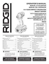 RIDGID R8723 Manuel D'utilisation