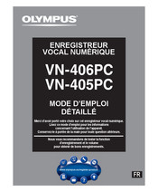 Olympus VN-405PC Mode D'emploi