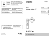 Sony KDL-46HX704 Mode D'emploi