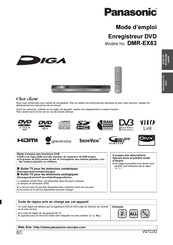 Panasonic DIGA DMR-EX83 Mode D'emploi