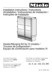 Miele KF 19x3 Vi Instructions D'installation
