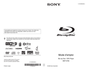 Sony BDP-S760 Mode D'emploi