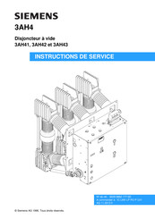 Siemens 3AH43 Instructions De Service