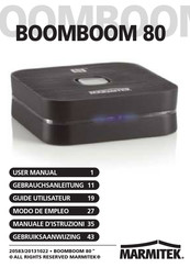 Marmitek BOOMBOOM 80 Guide Utilisateur