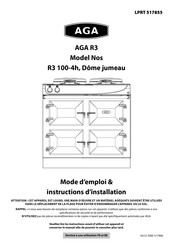 AGA R3 100-4h Mode D'emploi & Instructions D'installation
