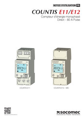 socomec COUNTIS E12 Notice D'utilisation