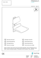 Pressalit Care R7424 Notice De Montage